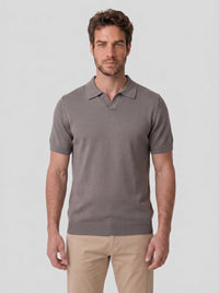 POLO V TRICOT ITALIANO CAPUCCINO ZIGMA