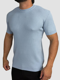 CAMISETA TRICO TEXTURE AZUL BB ZIGMA