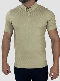 GOLA POLO TRAMA MILANO CAQUI ZIGMA