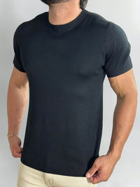 CAMISETA TRICOT SIENA SOFT PRETA ZIGMA