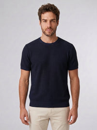 CAMISETA TRICO HONEY BELLAGIO AZUL MARINHO ZIGMA