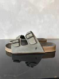 BIRKEN COURO CINZA ZIGMA