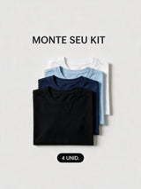 KIT 4 CAMISETAS ESSENTIAL