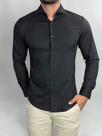 CAMISA M/L TECHMODAL REGULAR PRETA ZIGMA