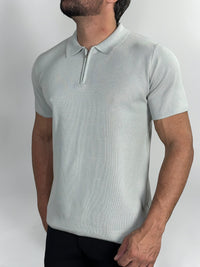 GOLO POLO C/ZIPER TRICOT MILANO CINZA ZIGMA
