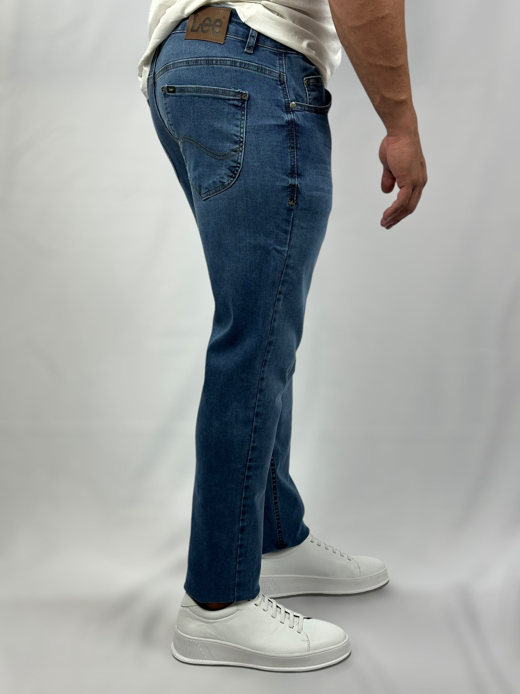CALÇA RIDER STRECH SEMI SKINNY POP UP SNOW LEE