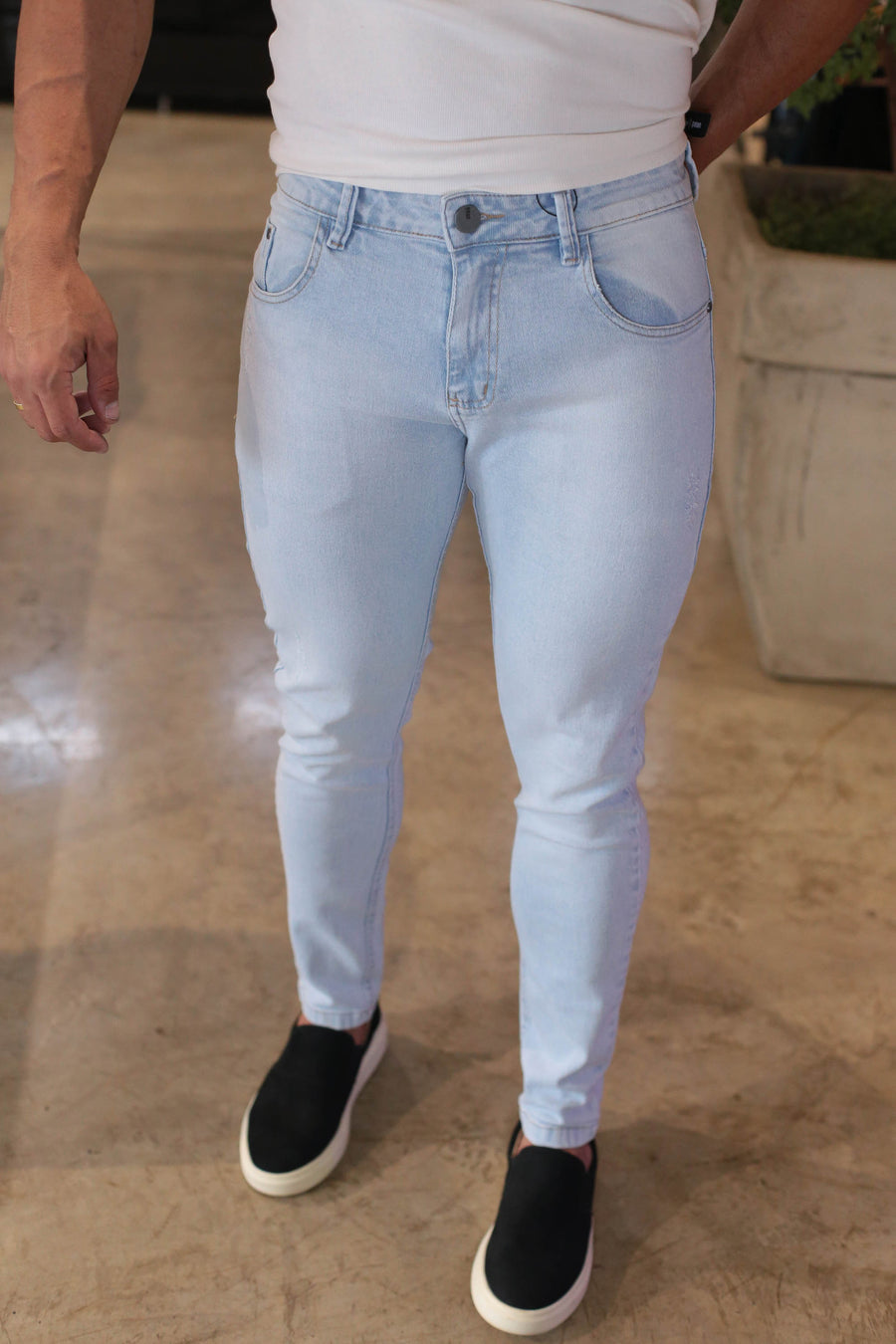 Calça Jeans Andrew Skinny Azul Urbo