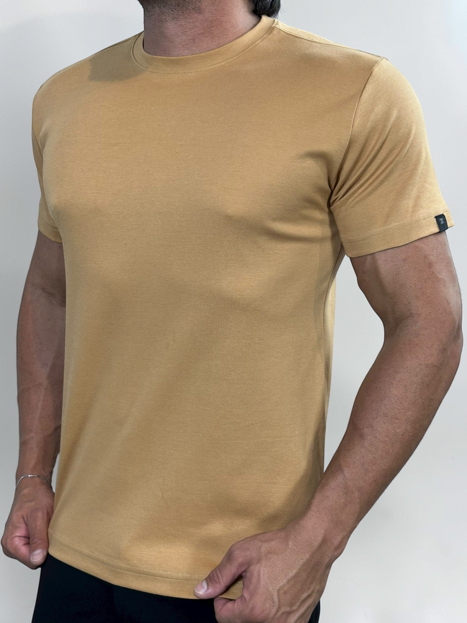 CAMISETA PIMA INTERLOCK CARAMELO ZIGMA