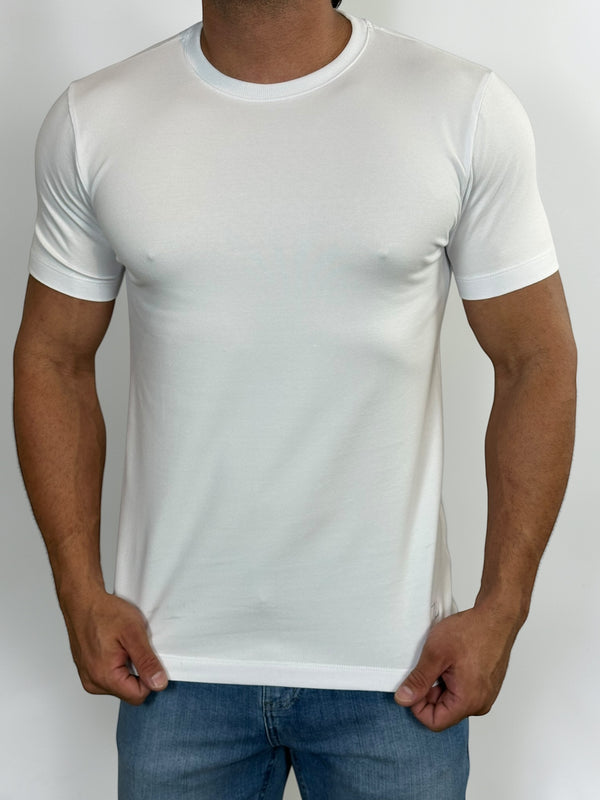 CAMISETA ESSENTIAL COTTON PREMIUM BRANCA ZIGMA
