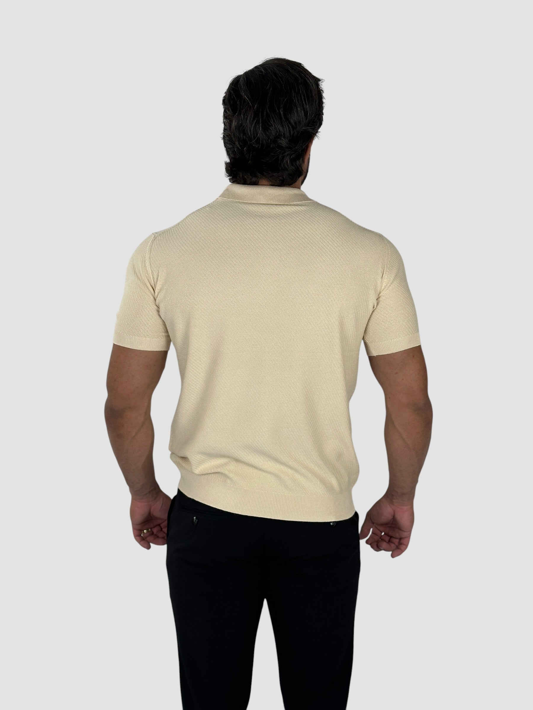 GOLA POLO VERONA C/ZIPER BEGE ZIGMA