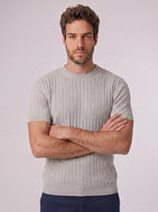 CAMISETA SLIM TRICOT PORTOFINO CINZA ZIGMA