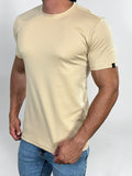 CAMISETA PIMA INTERLOCK BEGE ZIGMA