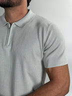GOLO POLO C/ZIPER TRICOT MILANO CINZA ZIGMA