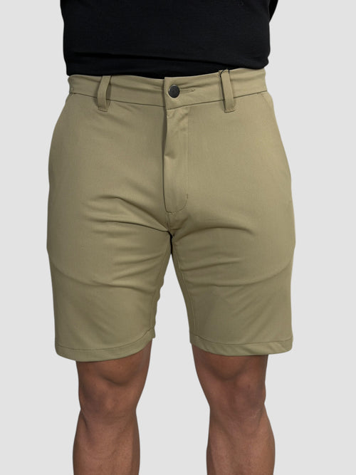 BERMUDA ALFAIATARIA TECH CAPRI KHAKI ZIGMA