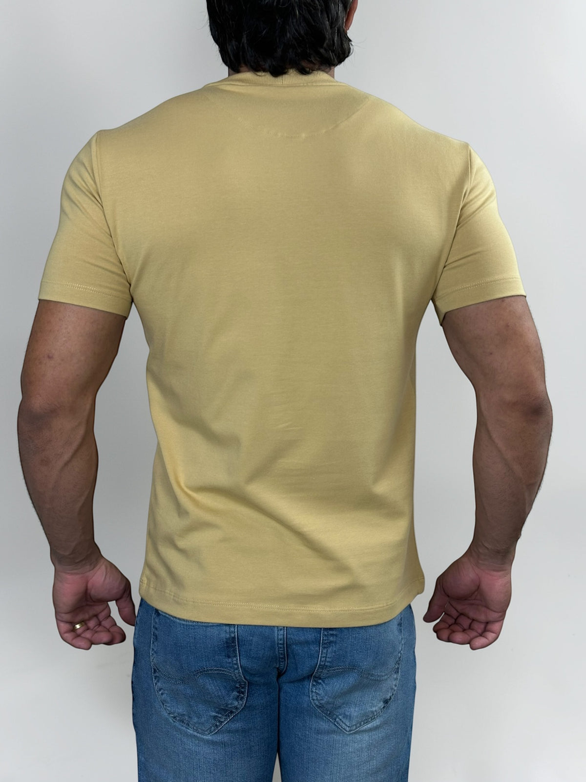 CAMISETA ESSENTIAL COTTON PREMIUM BEGE ZIGMA
