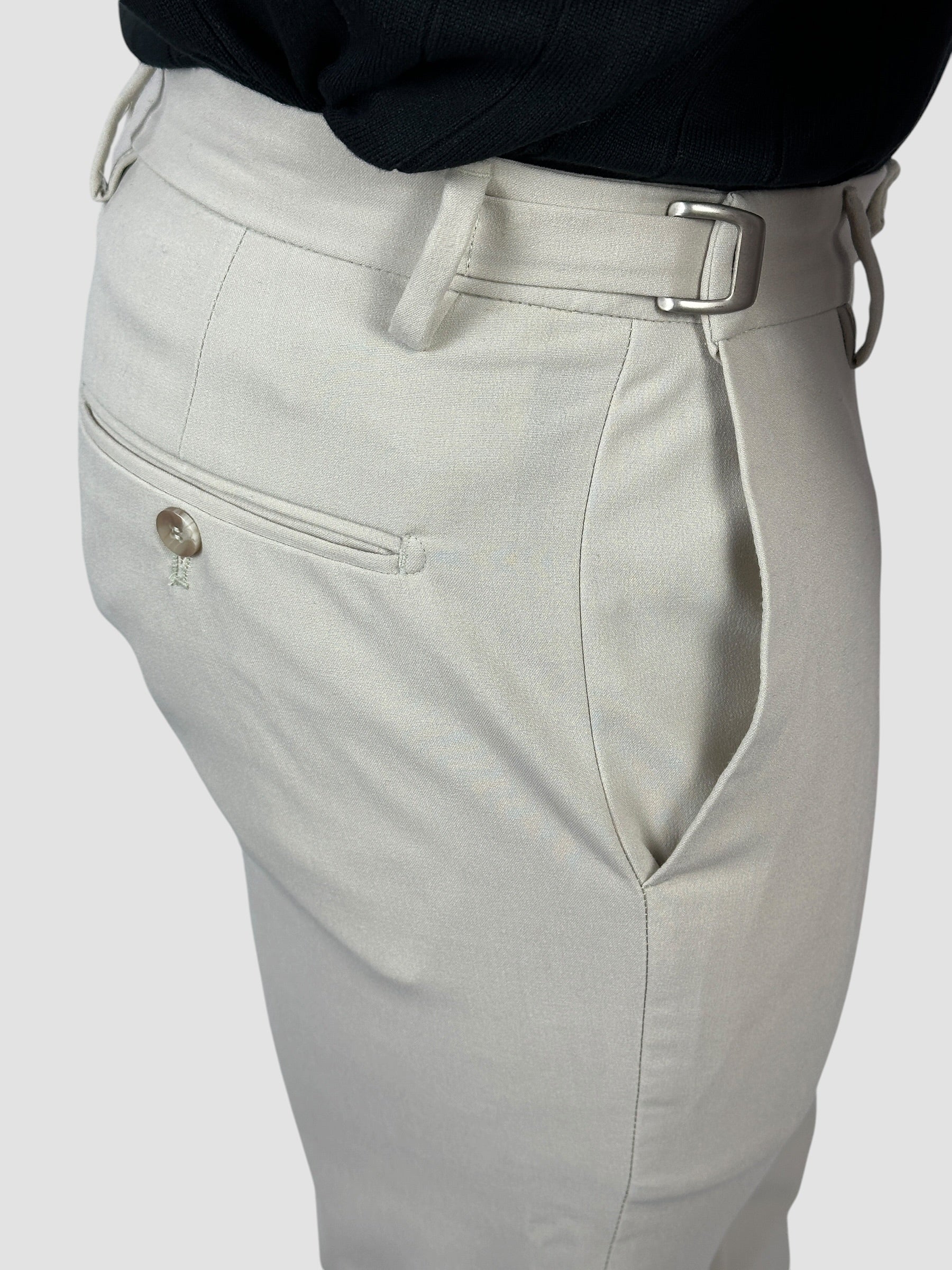 CALÇA  ALF ATENAS AJUSTE LATERAL BEGE ZIGMA