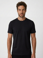 CAMISETA ESSENTIAL COTTON PREMIUM PRETA ZIGMA