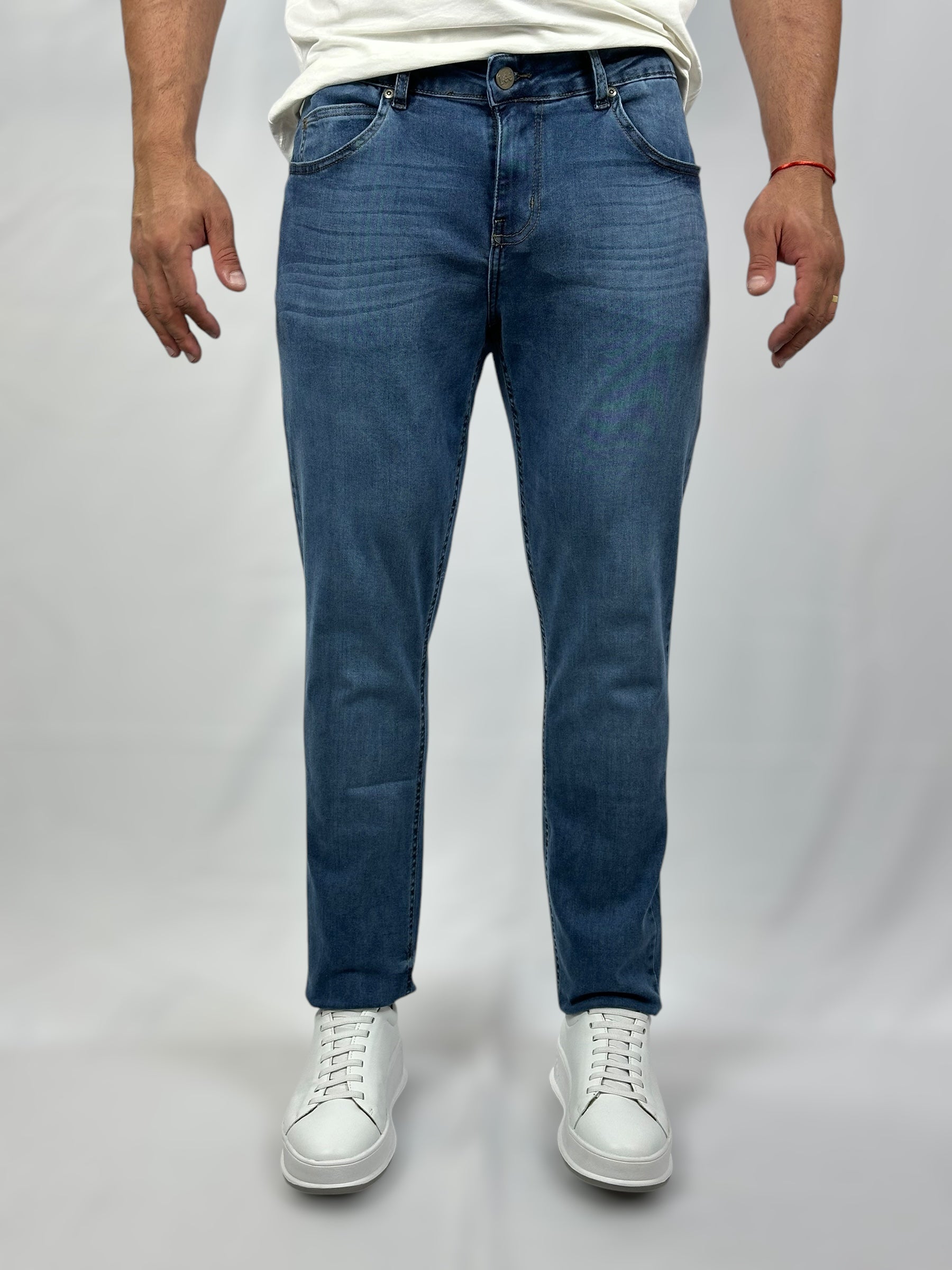 CALÇA RIDER STRECH SEMI SKINNY POP UP SNOW LEE