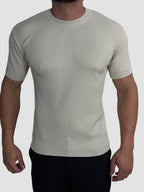 CAMISETA TRICO TEXTURE AREIA ZIGMA