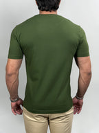 CAMISETA ESSENTIAL COTTON PREMIUM VERDE MILITAR ZIGMA