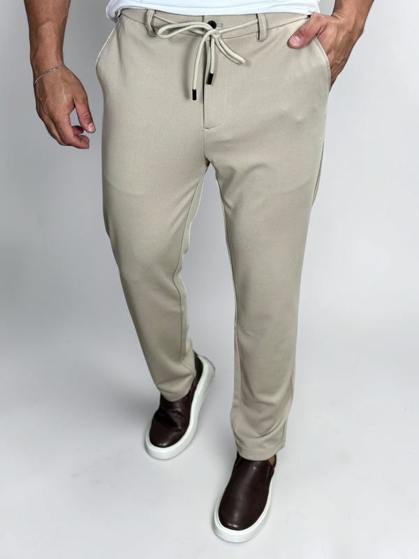 CALÇA ALF FIRENZE STRECH C/CADARÇO KHAKI ZIGMA