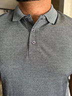 GOLA POLO AZUL MESCLA ZIGMA