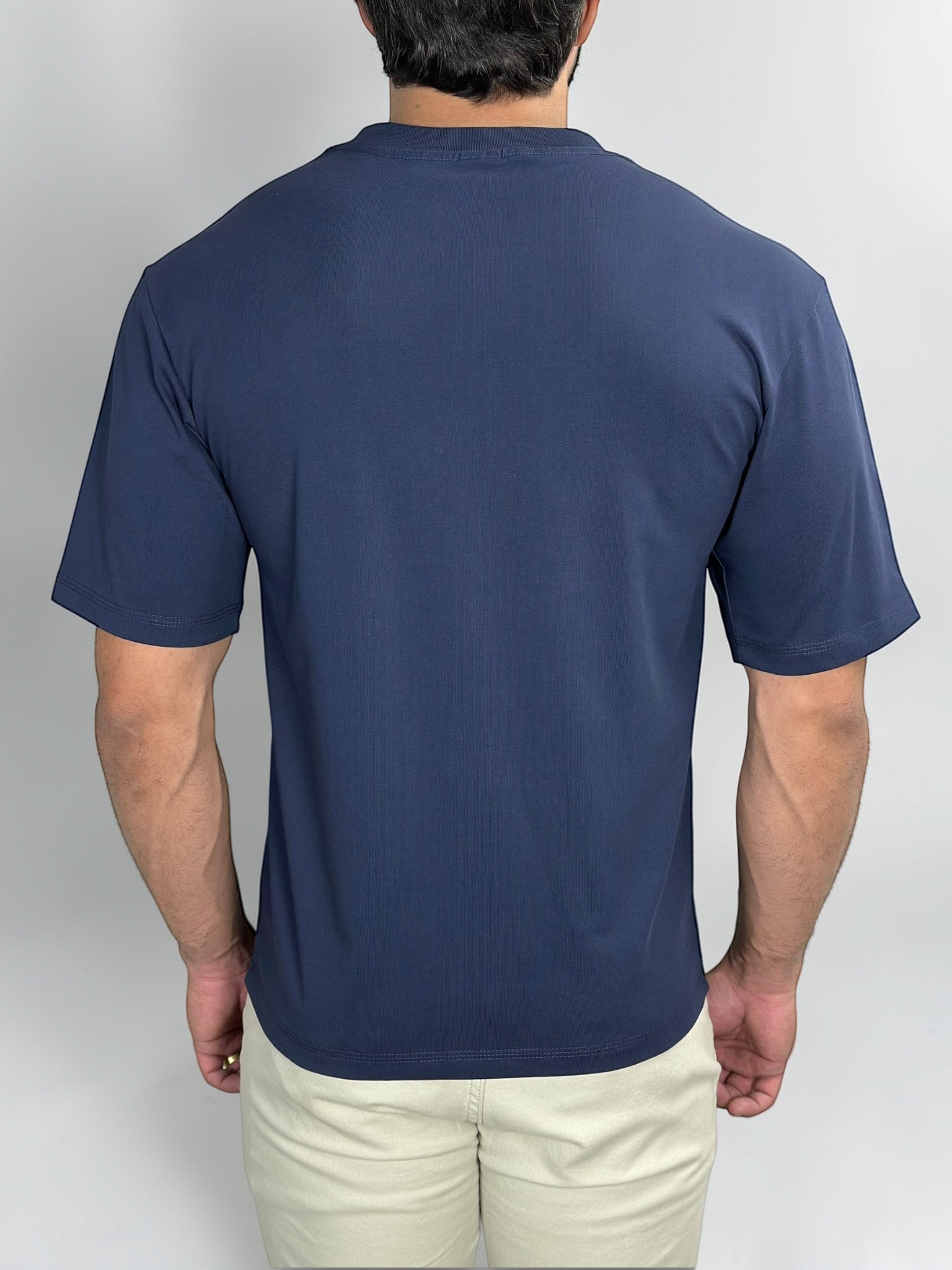 CAMISETA OVER CONFORT AZUL MARINHO ZIGMA
