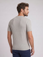 CAMISETA SLIM TRICOT PORTOFINO CINZA ZIGMA
