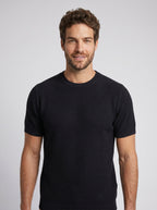 CAMISETA TRICO HONEY BELLAGIO PRETA ZIGMA
