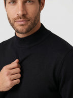 TRICOT GOLA ALTA ESSSENTIAL PRETO ZIGMA