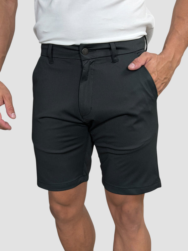 BERMUDA ALFAIATARIA TECH CAPRI PRETA ZIGMA