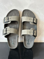 BIRKEN COURO CINZA ZIGMA