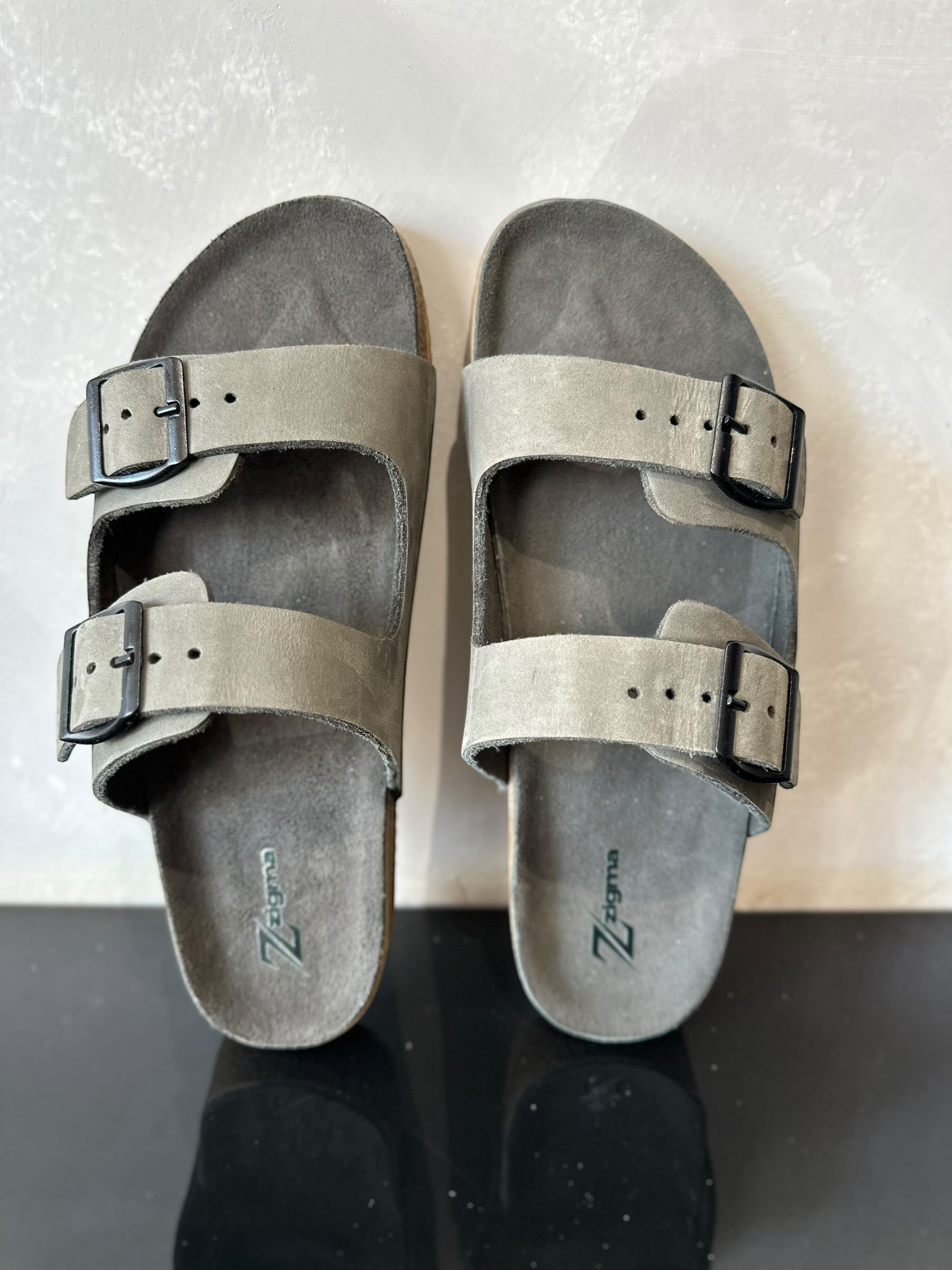 BIRKEN COURO CINZA ZIGMA