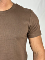 CAMISETA URBAN WAFFLE MARROM URBO