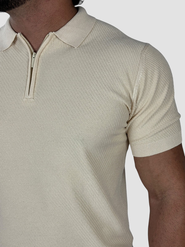 GOLA POLO VERONA C/ZIPER BEGE ZIGMA