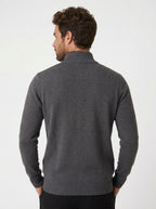 SUETER TRICÔ QUARTER ZIPER TEXTURE CHUMBO ZIGMA