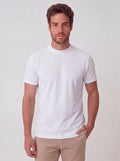 CAMISETA PIQUET SIGNATURE GOLA MEDIA BRANCA ZIGMA