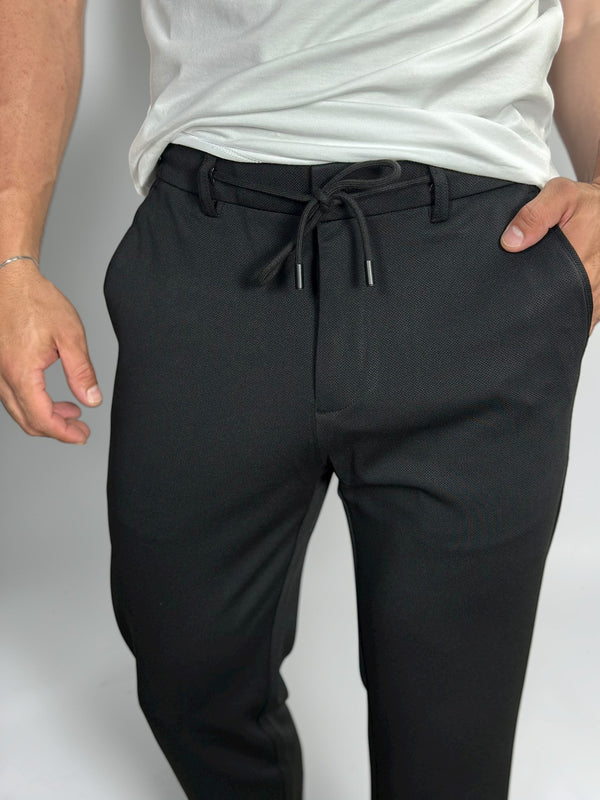 CALÇA ALF FIRENZE STRECH C/CADARÇO PRETA ZIGMA