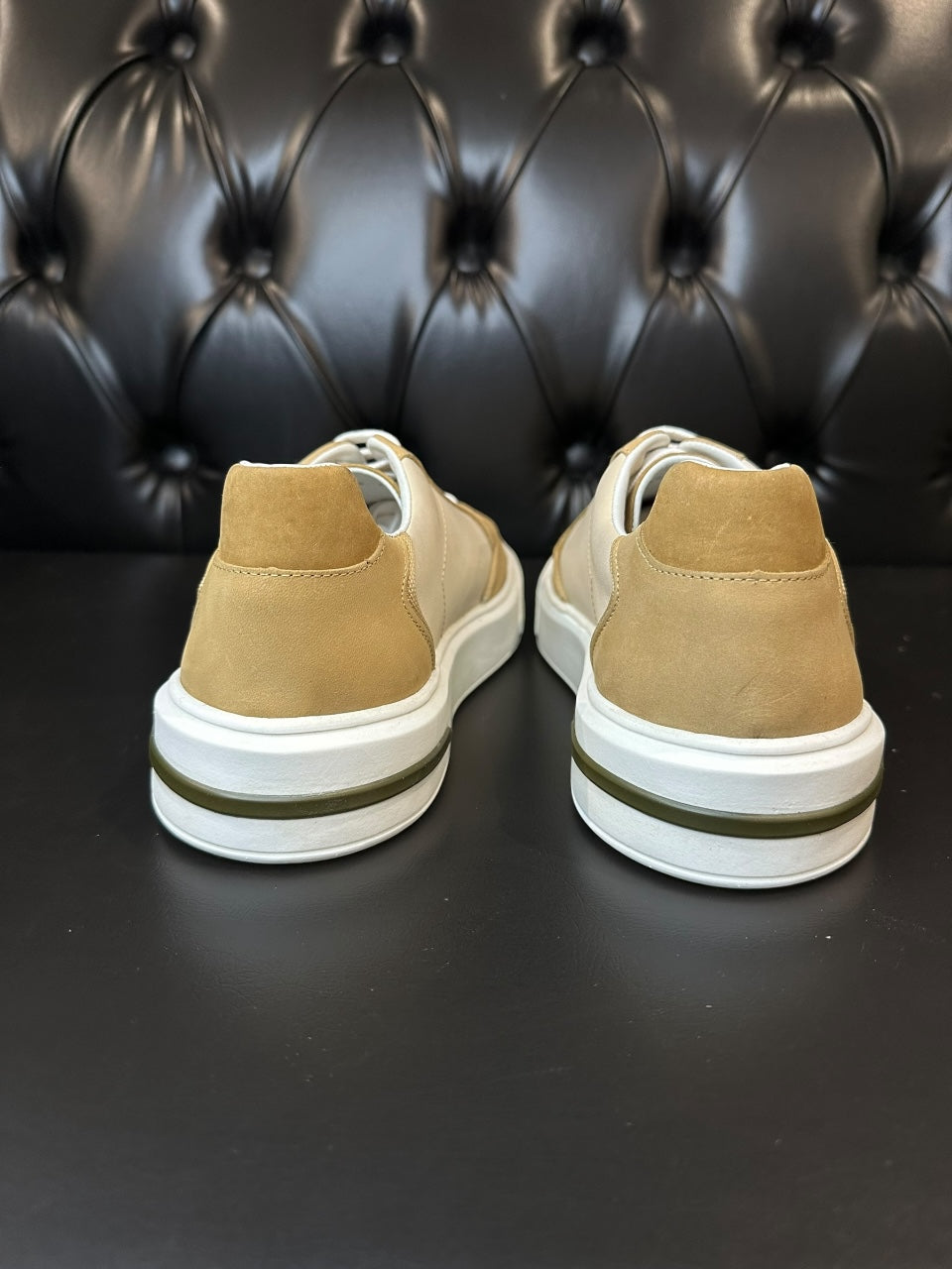 SNEAKER LINE SHELB MARFIM/AREIA /VD OLIVA ZIGMA
