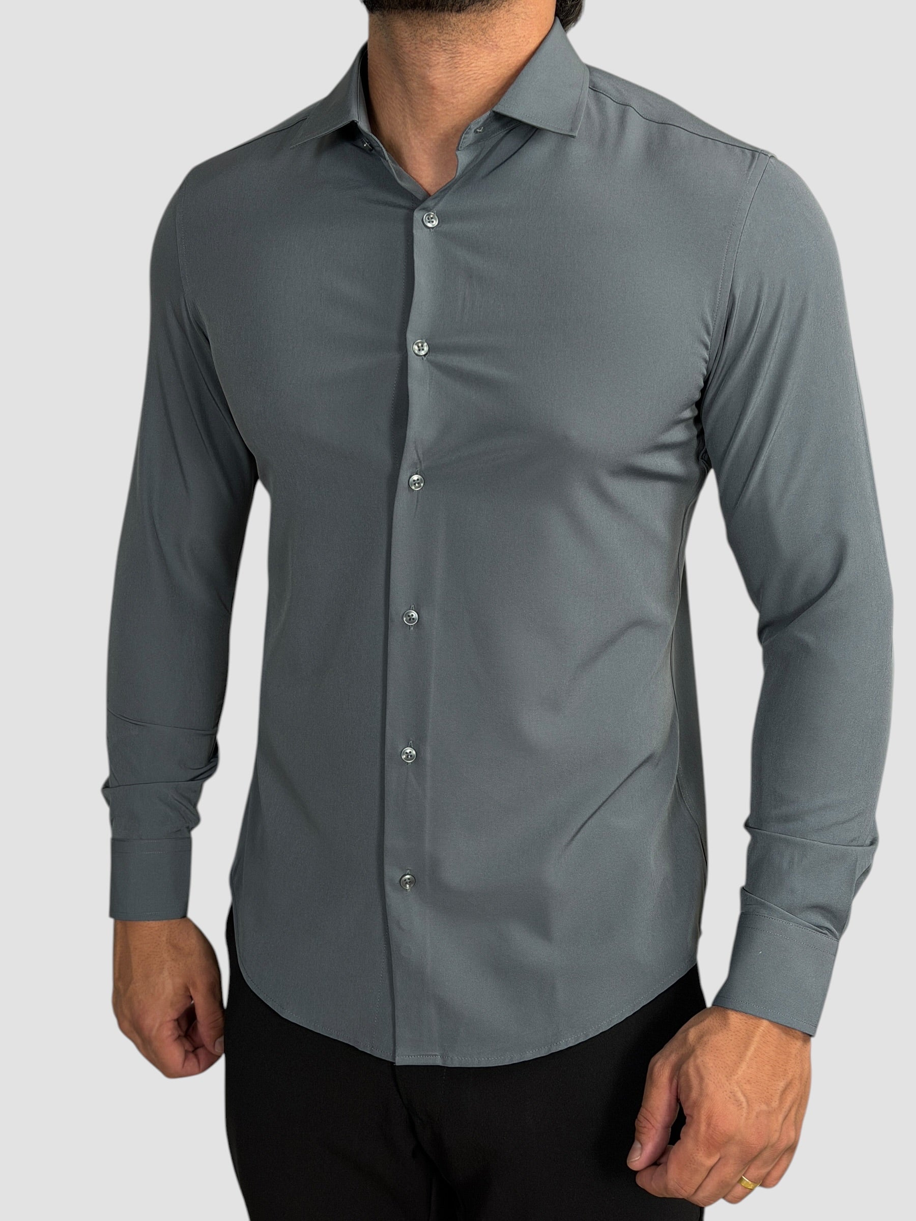 CAMISA M/L TECH SLIM FIT CHUMBO ZIGMA