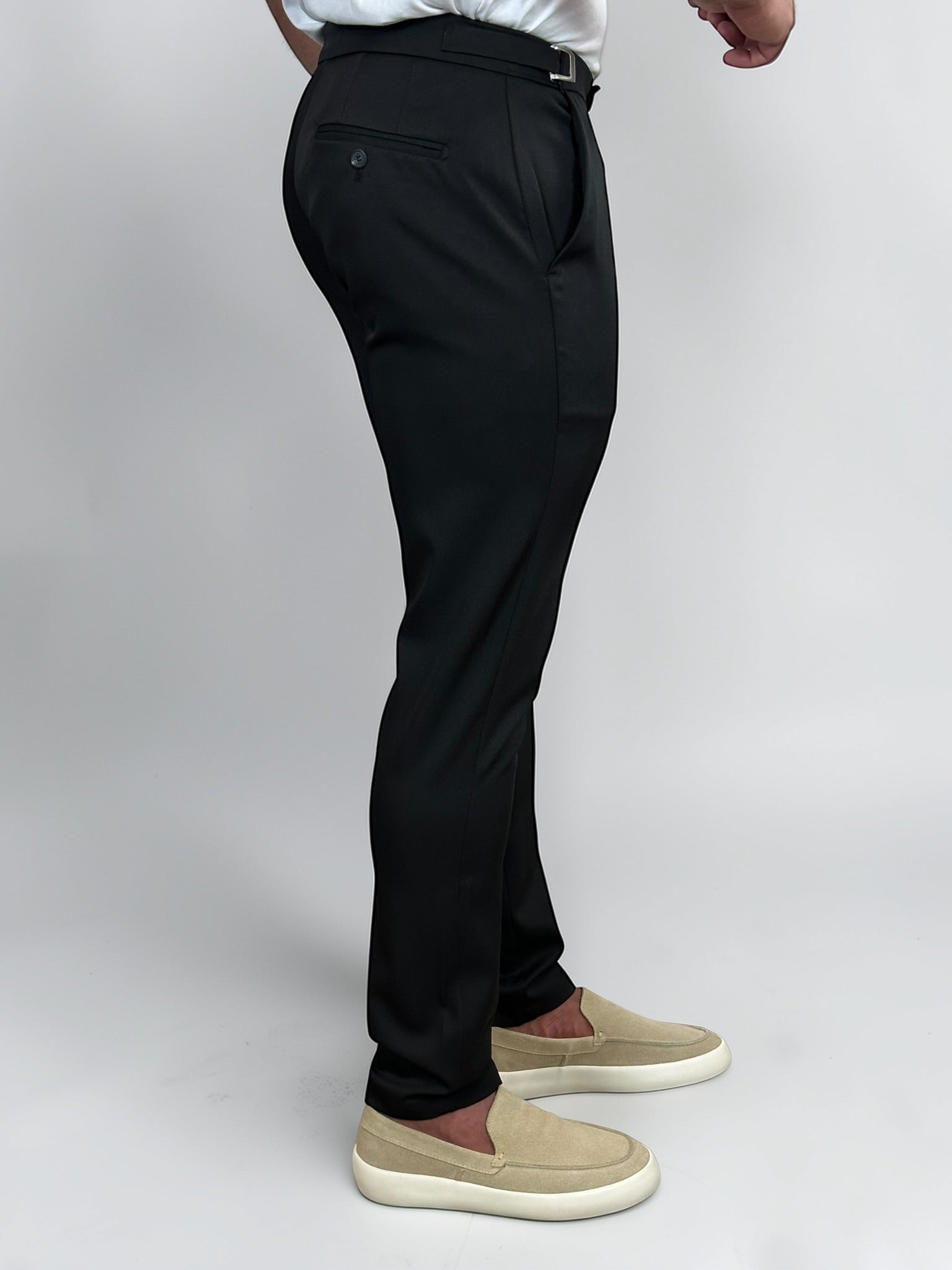 CALÇA ALF VIENA AJUSTE LATERAL PRETO ZIGMA