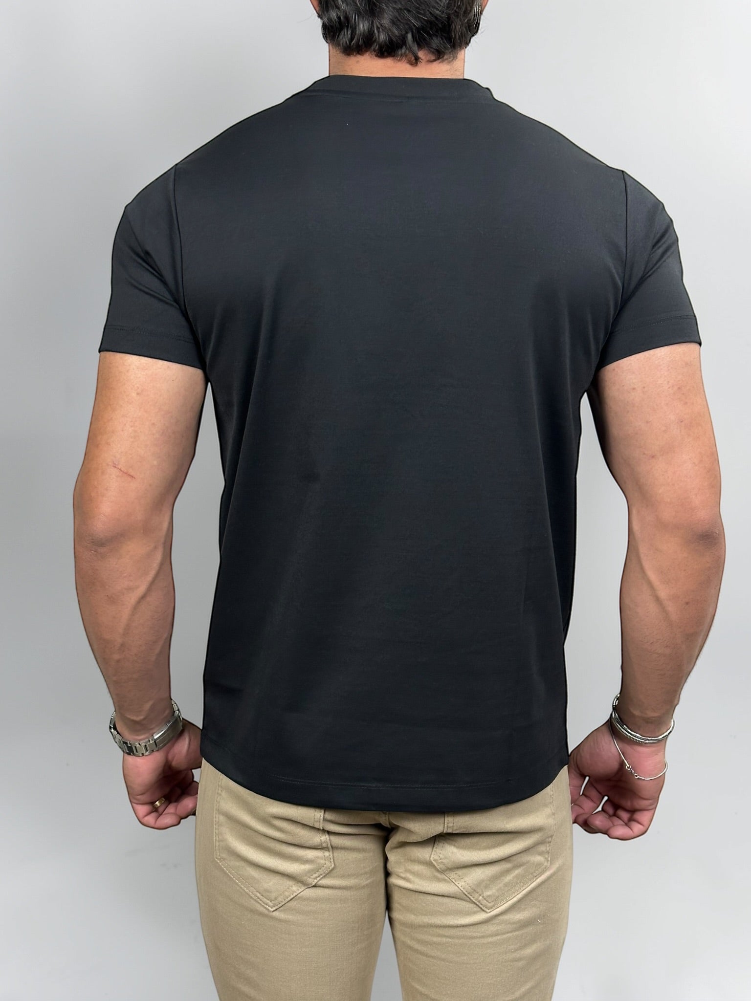 CAMISETA COMFORT STRETCH PRETA ZIGMA