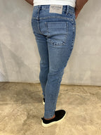 CALCA JEANS SLIM JOHN AZUL CLARO URBO