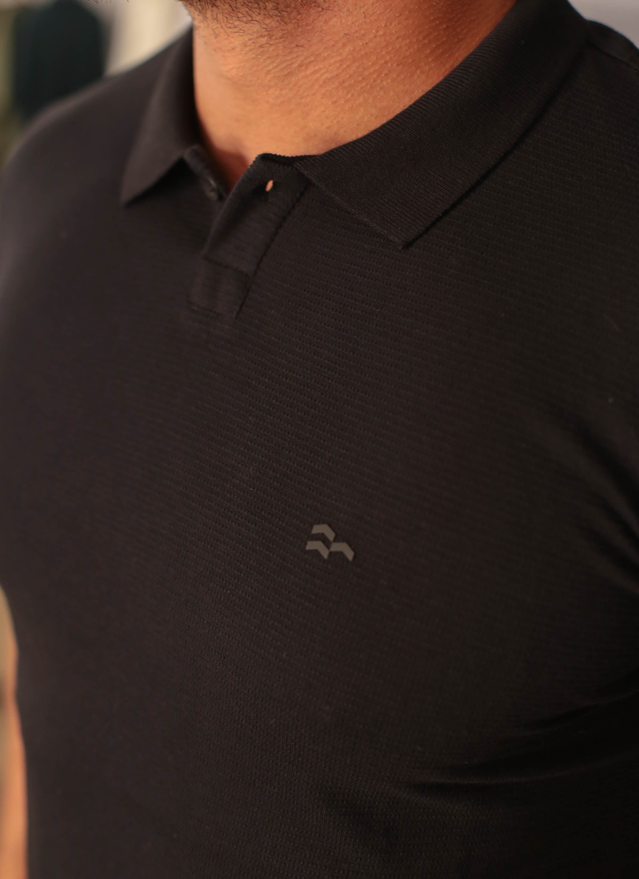 POLO FINE LINE PRETO URBO