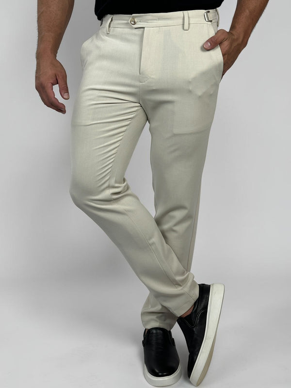 CALÇA  ALF ATENAS AJUSTE LATERAL BEGE ZIGMA