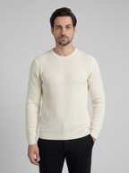 SUETER TRICO TEXTURE OFF WHITE ZIGMA