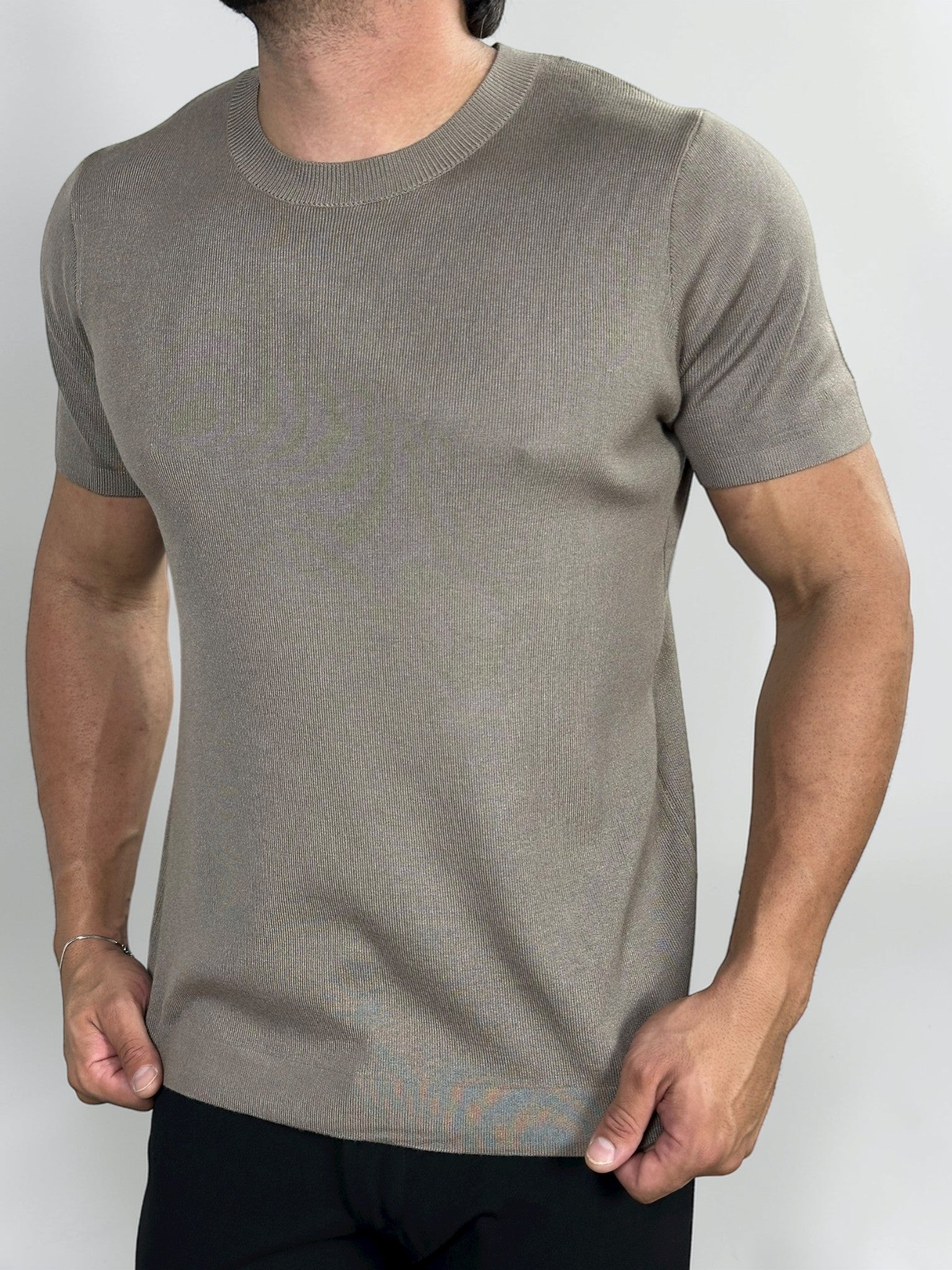 CAMISETA TRICOT SIENA SOFT KHAKI ZIGMA