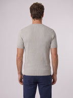 CAMISETA SLIM TRICOT PORTOFINO CINZA ZIGMA