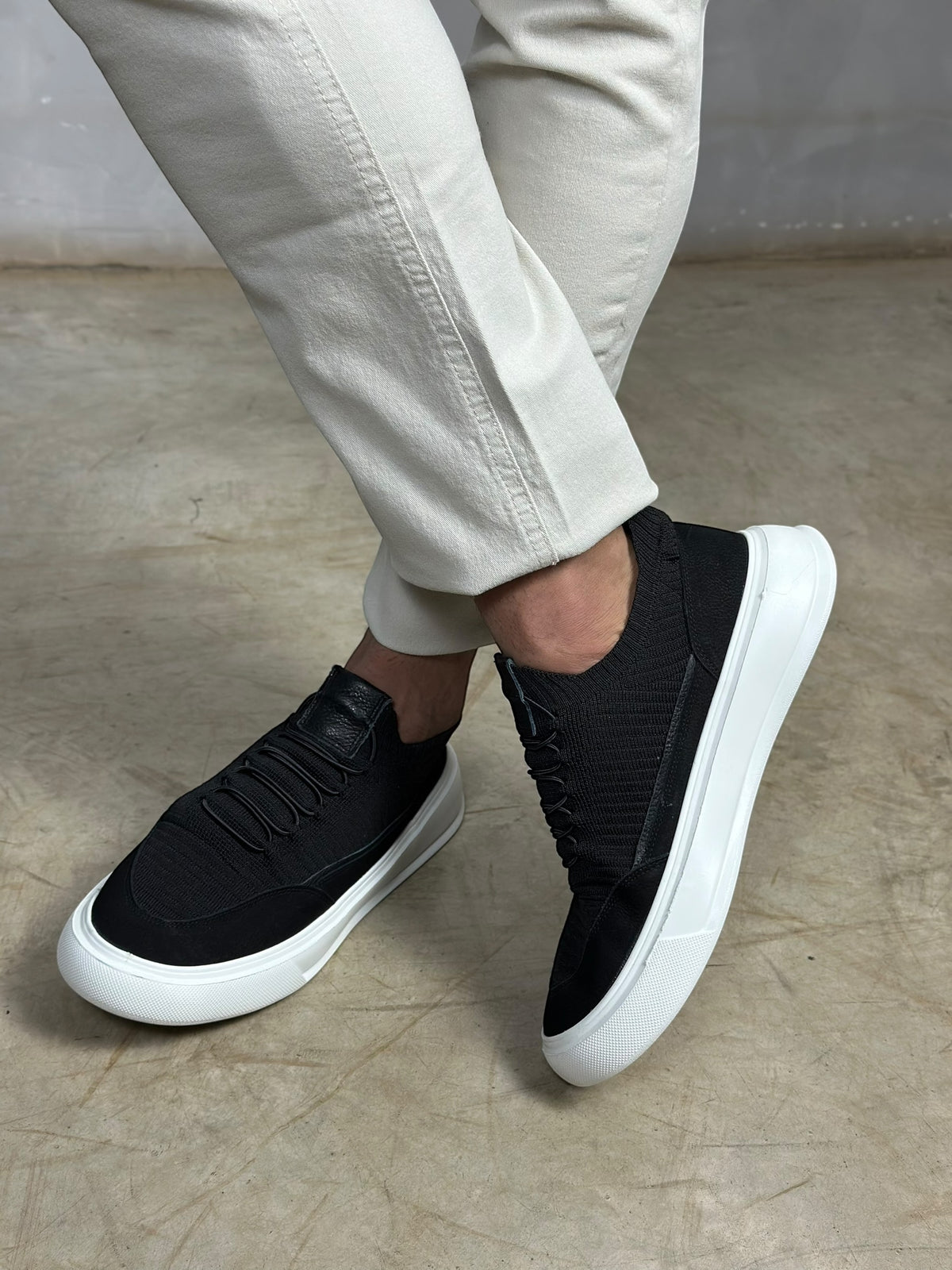 TENIS KNIT VIVACE PRETO ZIGMA