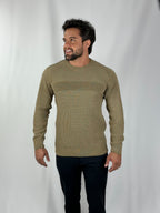 SUETER TRICOT NORD BEGE ZIGMA